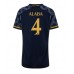 Real Madrid David Alaba #4 Dámské Venkovní Dres 2023-24 Krátkým Rukávem